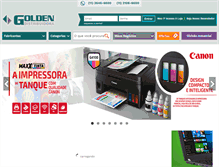 Tablet Screenshot of goldendistribuidora.com.br